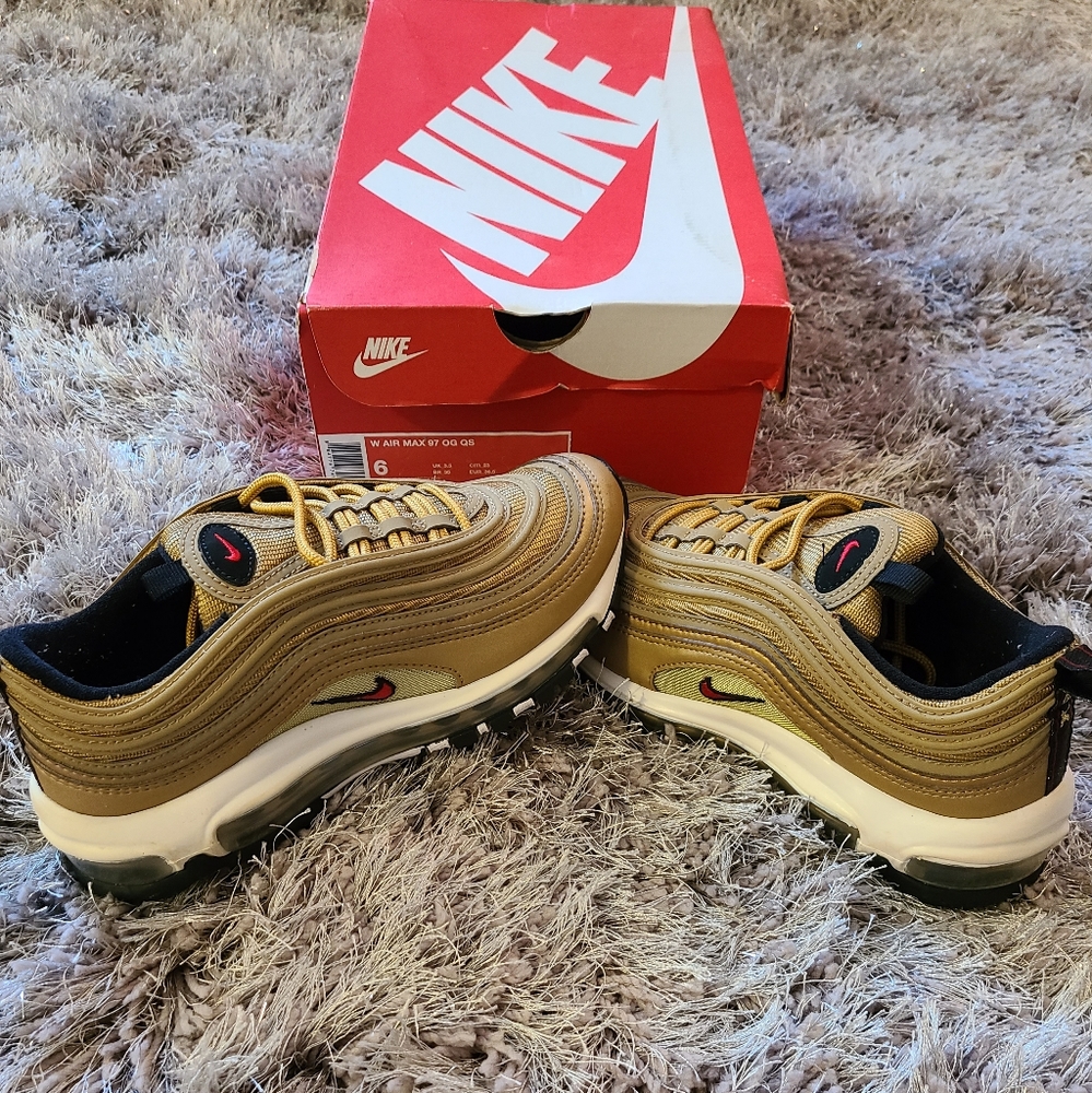 Womens Nike Air Max 97 Gold